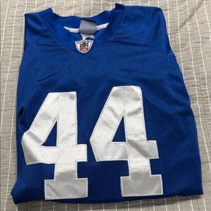 Blue Football Colts Jersey with Number 44